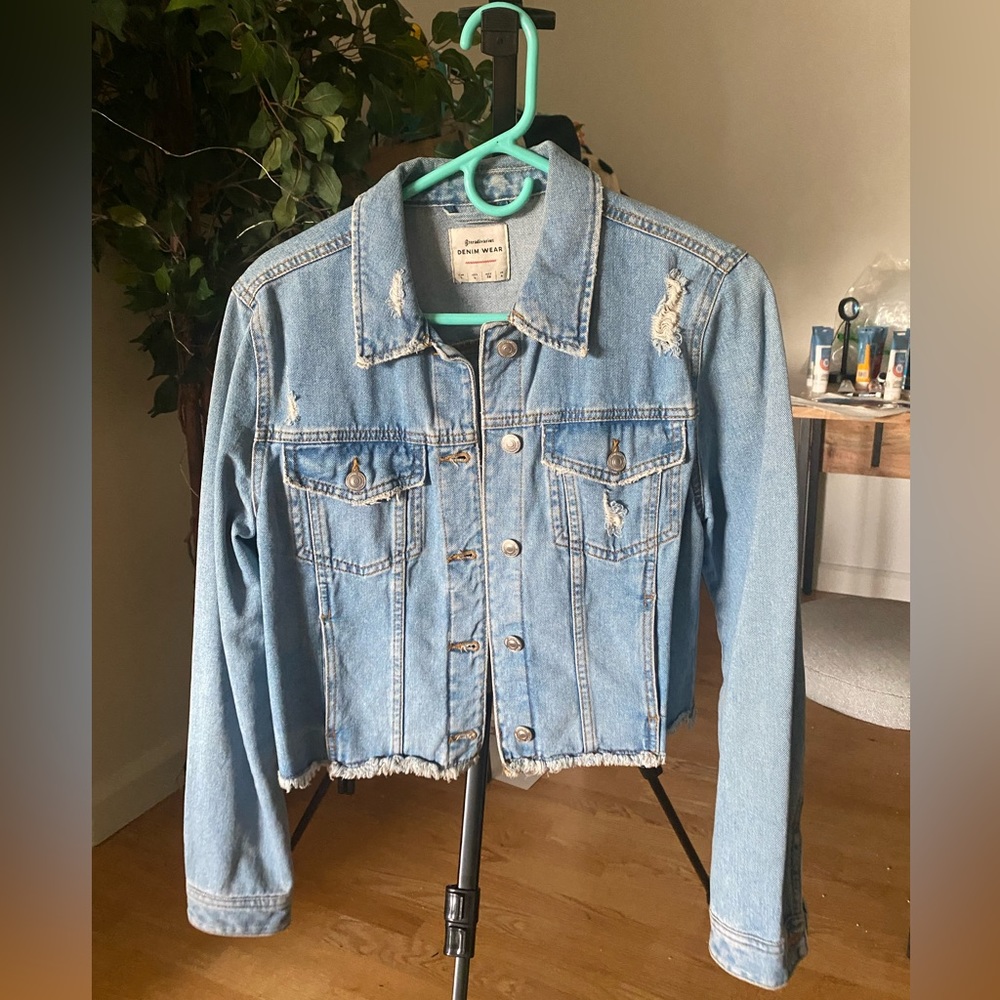 STRADIVARIUS Denim jacket size L
